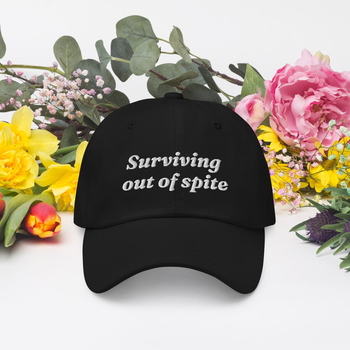 Surviving out of spite dad hat