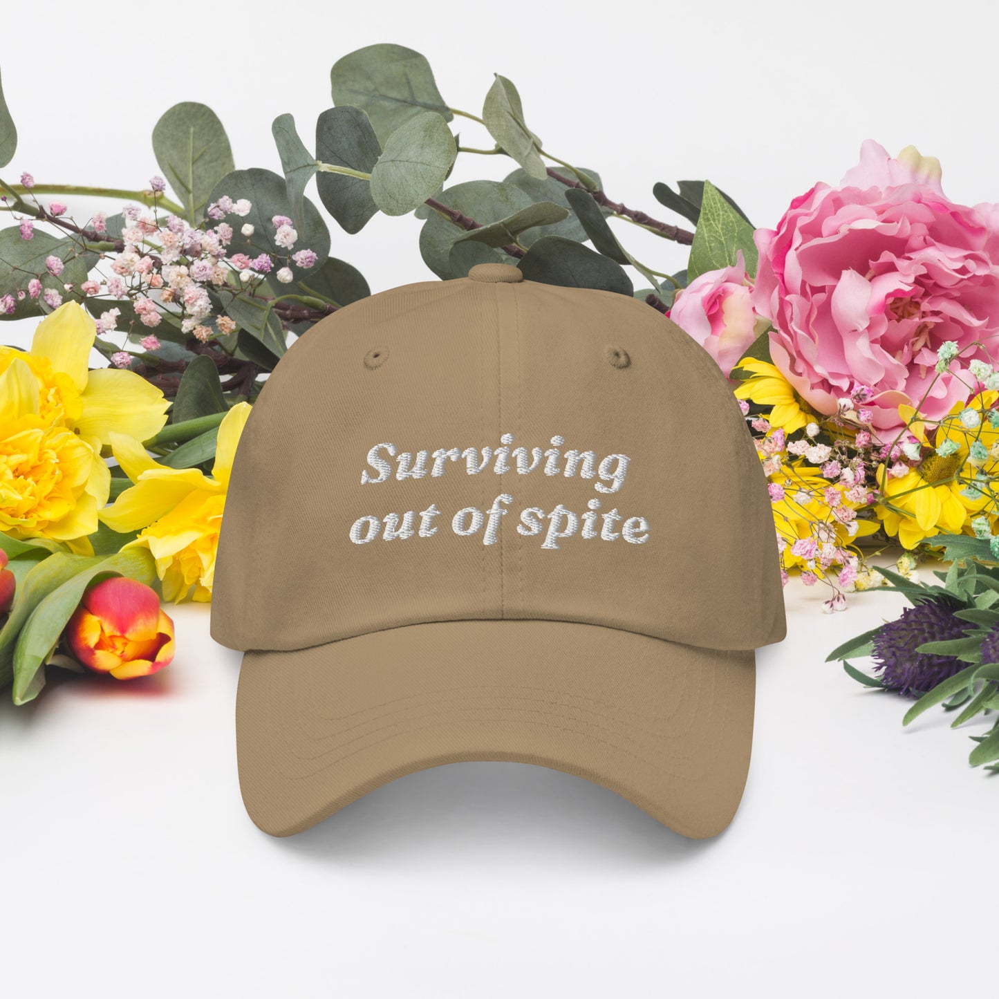 Surviving out of spite dad hat