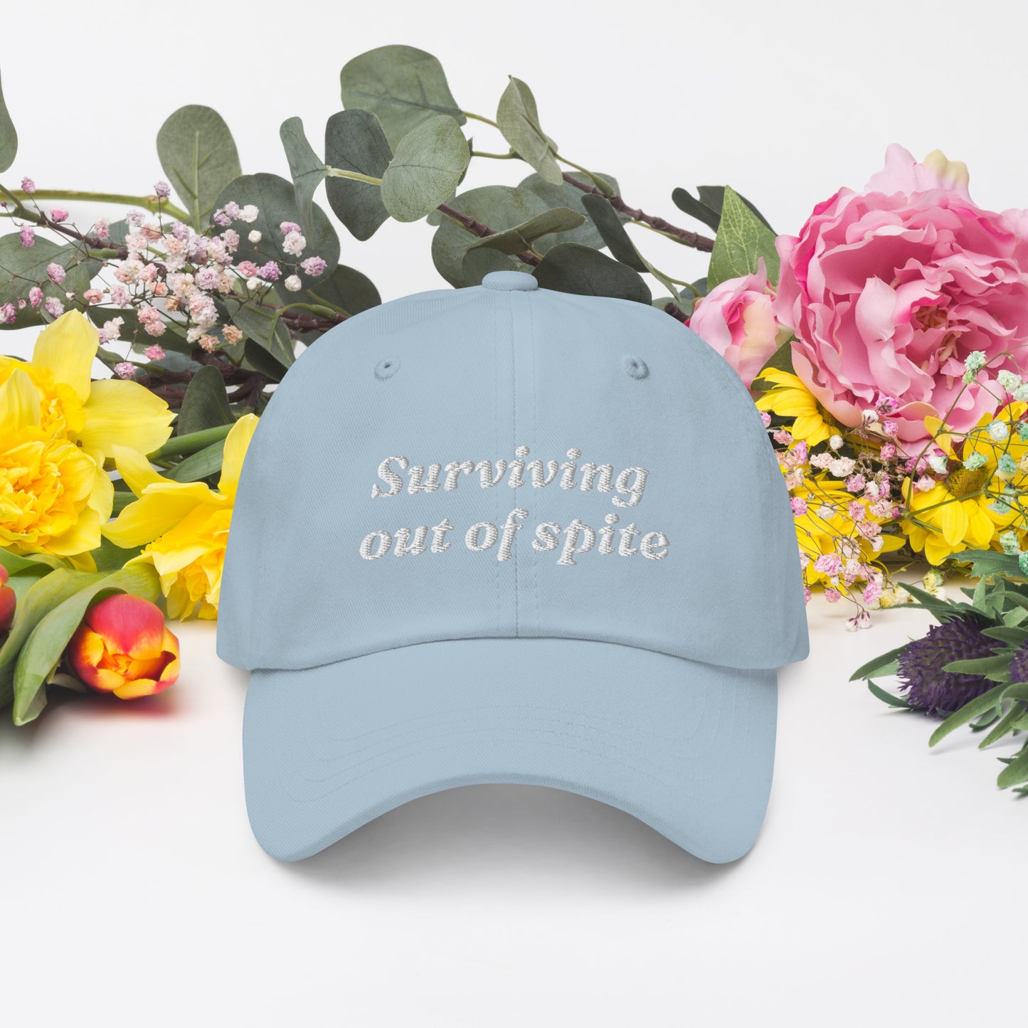 Surviving out of spite dad hat