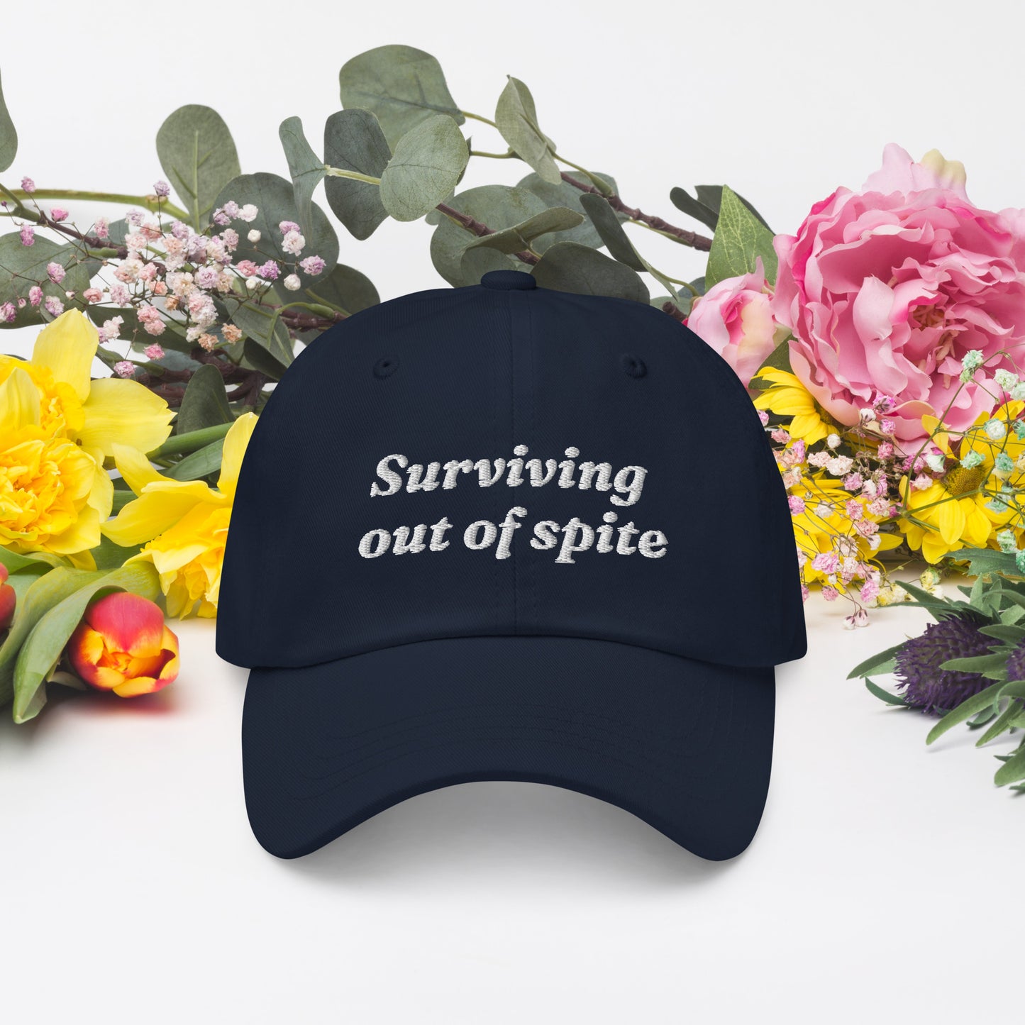 Surviving out of spite dad hat