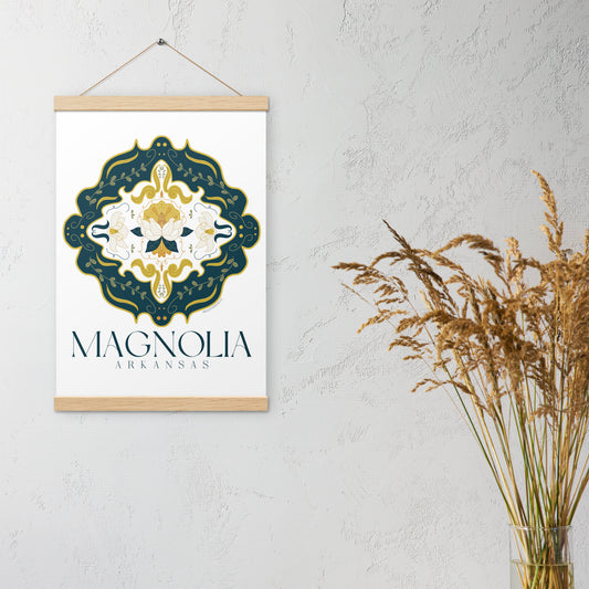 Elegant Magnolia Print with hanger